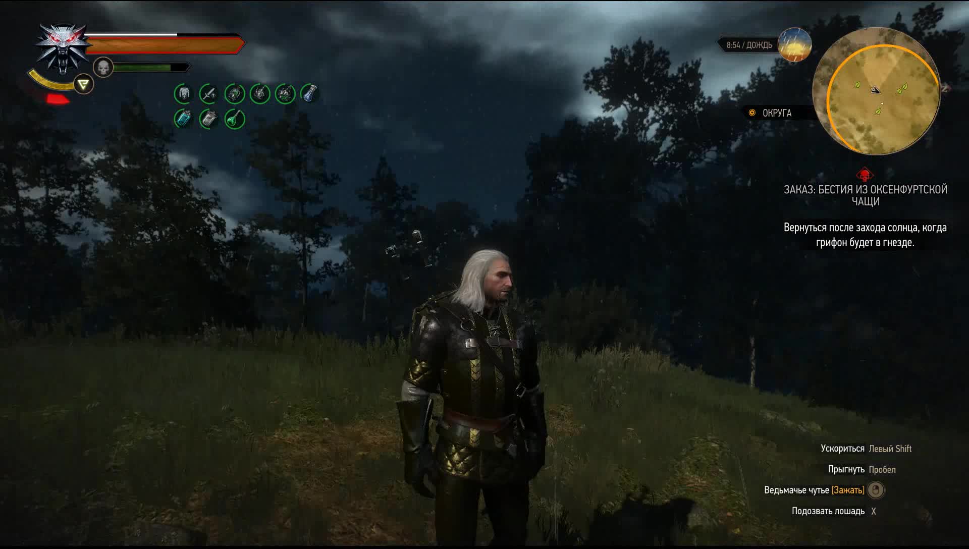 Witcher 3: Wild Hunt "Геральт вампирские способности"