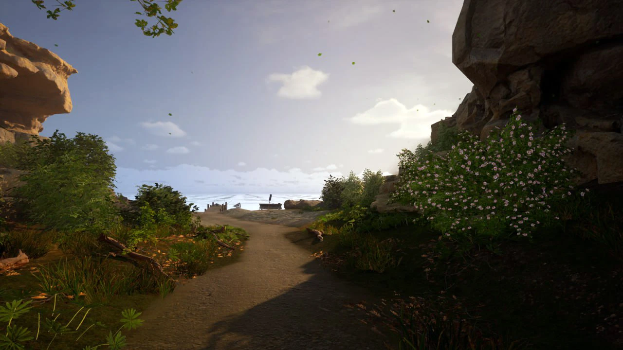 Локация Берег в игре "Храм Зеленой Луны"