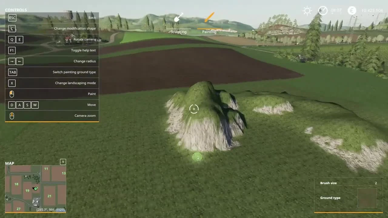 Farming Simulator 19 - Ландшафтный дизайн