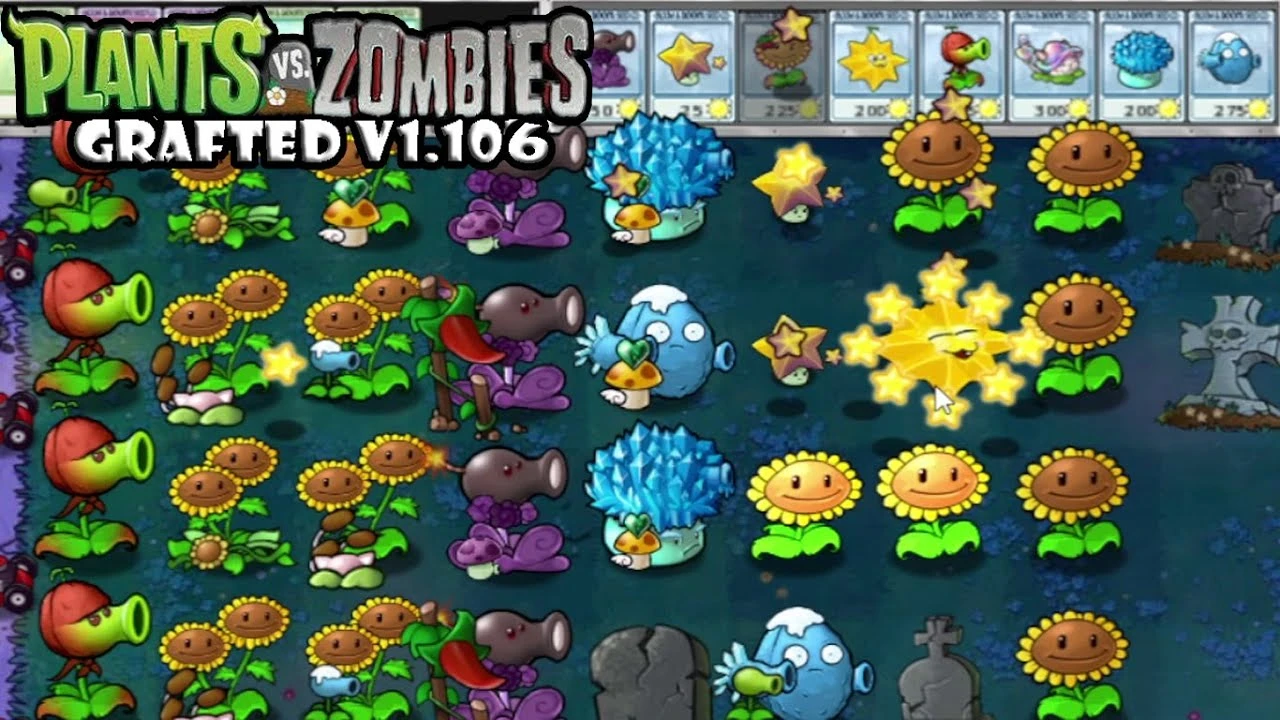 Plants vs. Zombies "Мод Plants vs Zombies Grafted" [ПК и Android]