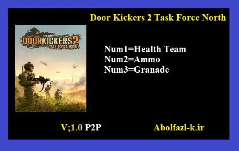 Door Kickers 2 "Трейнер +3" [1.0] {Abolfazl.k}