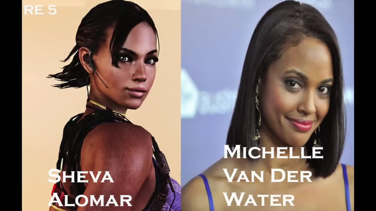 С кого были списаны лица из серии игр resident evil