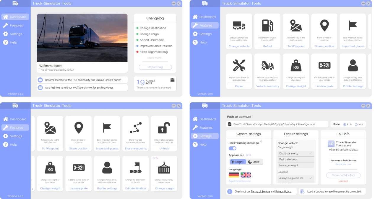 Euro Truck Simulator 2 "Редактор сохранений SaveEditTool" [1.0] {ExluX}