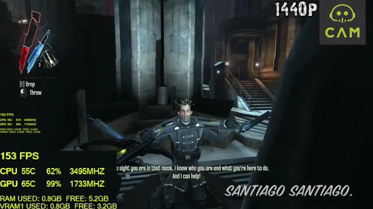 Dishonored 1 - GTX 1050 ti - G4560