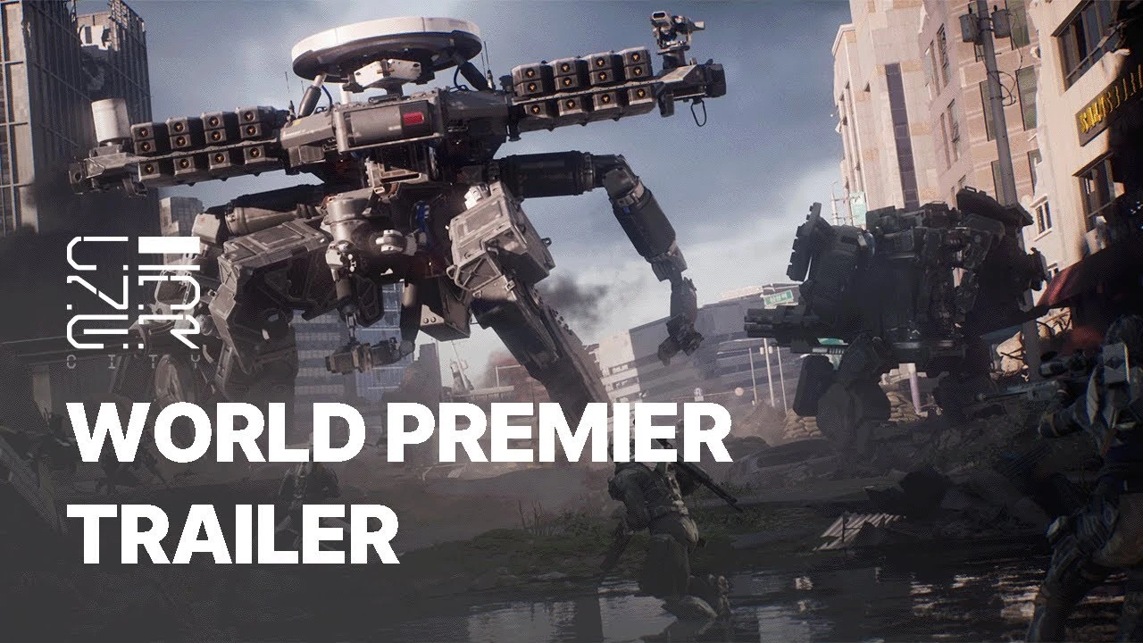 Эффектный геймплейный трейлер Cinder City с огромными мехами и разрушенным Сеулом