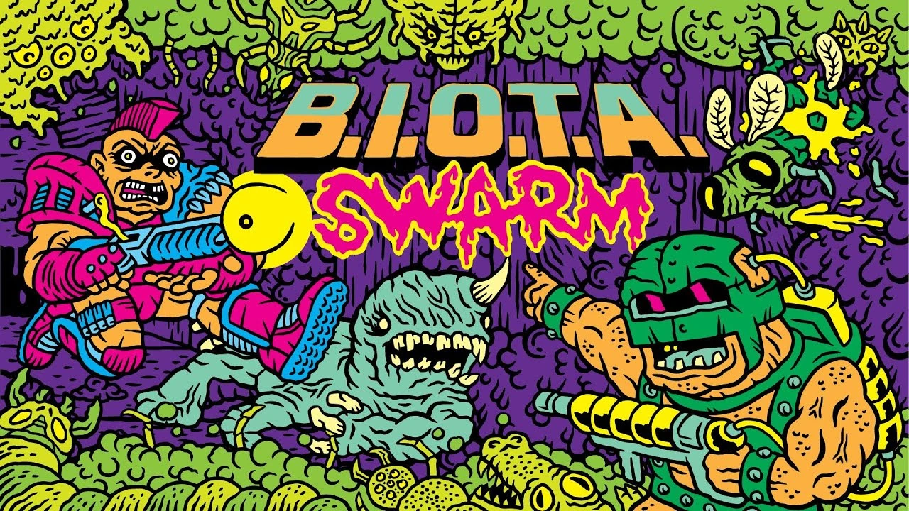 Представлен взрывной геймплейный трейлер буллет-хелл платформера B.I.O.T.A. Swarm