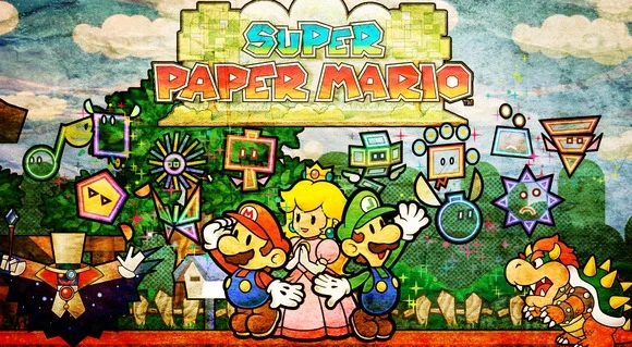 Первые 69 минут Super Paper Mario, теперь доступной и на Wii U