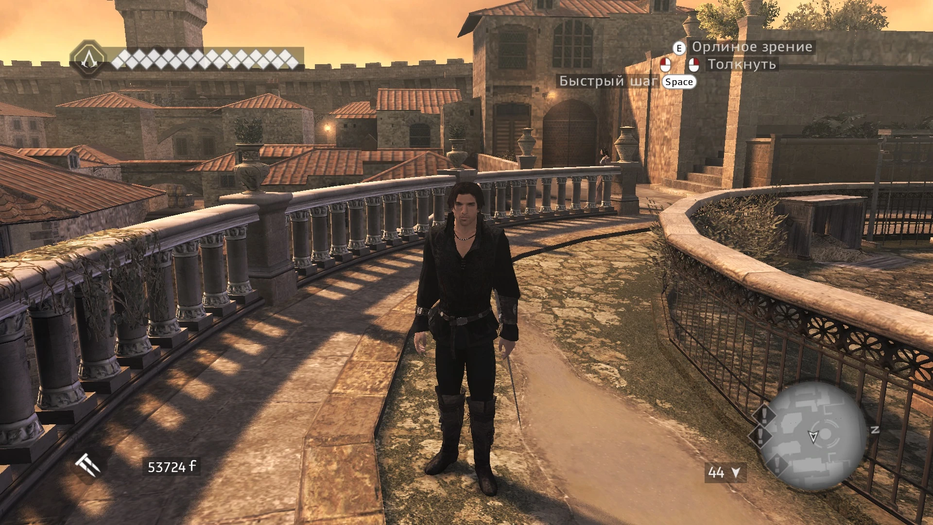 Assassin's Creed: Brotherhood "Ремейк скина Флорентийский Дворянин-Черный костюм"