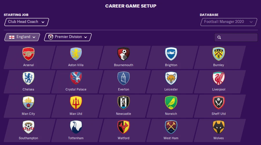 Football Manager 2020 "Логотипы сезона 2019-2020"