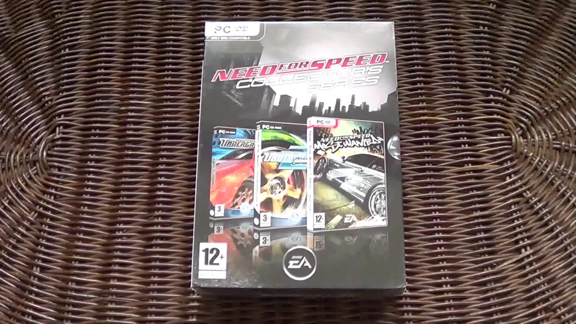 Распаковка Need for Speed Collector's Series: Underground, Underground 2 и Most Wanted