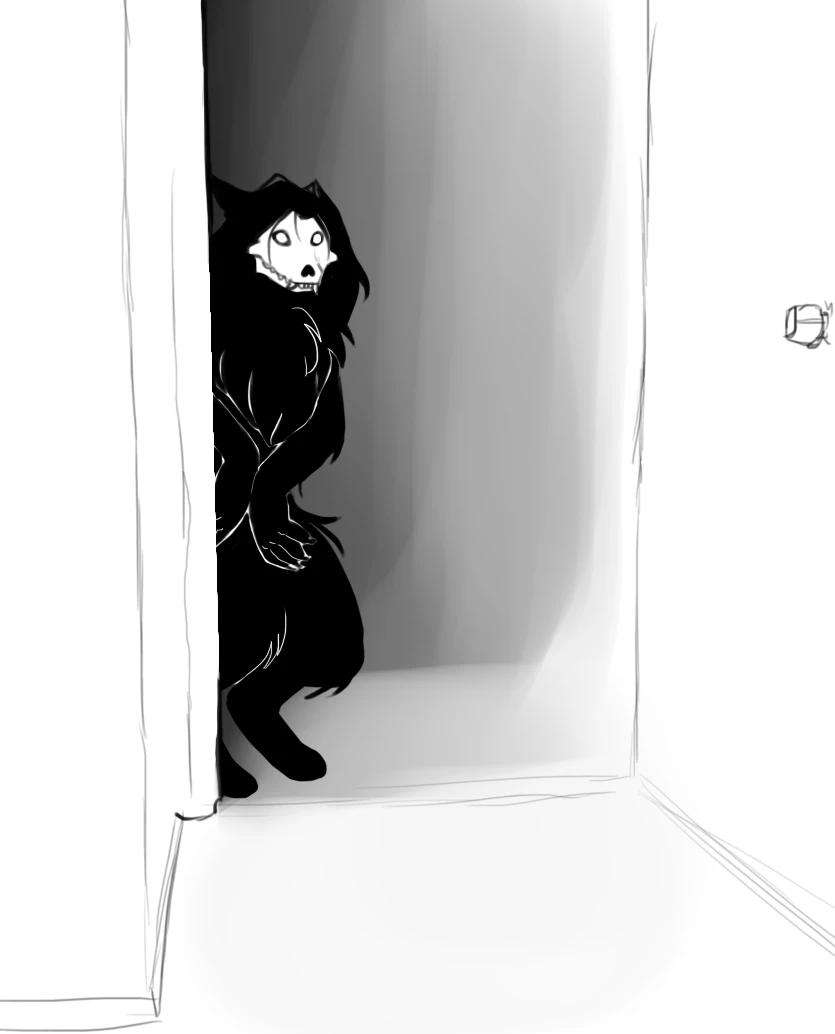 SCP-1471 стесняется зайти в комнату