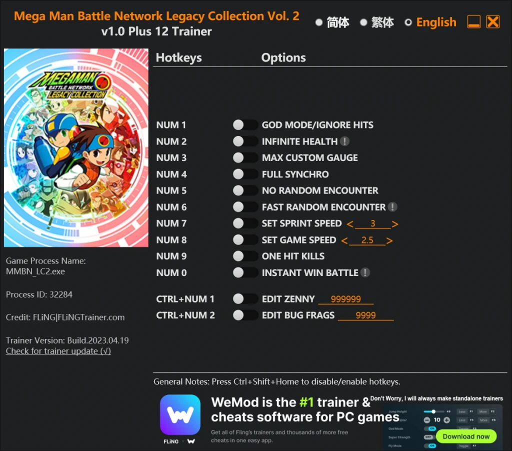 Mega Man Battle Network Legacy Collection Vol. 2 "Трейнер +12" [1.0] {FLiNG}