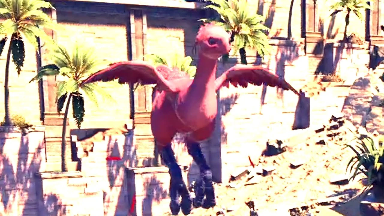 Каждый кто увидел Красного Чокобо, всех игроков охватывает паника