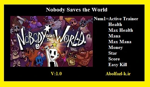 Nobody Saves the World: Трейнер/Trainer (+8) [1.0] {Abolfazl.k}