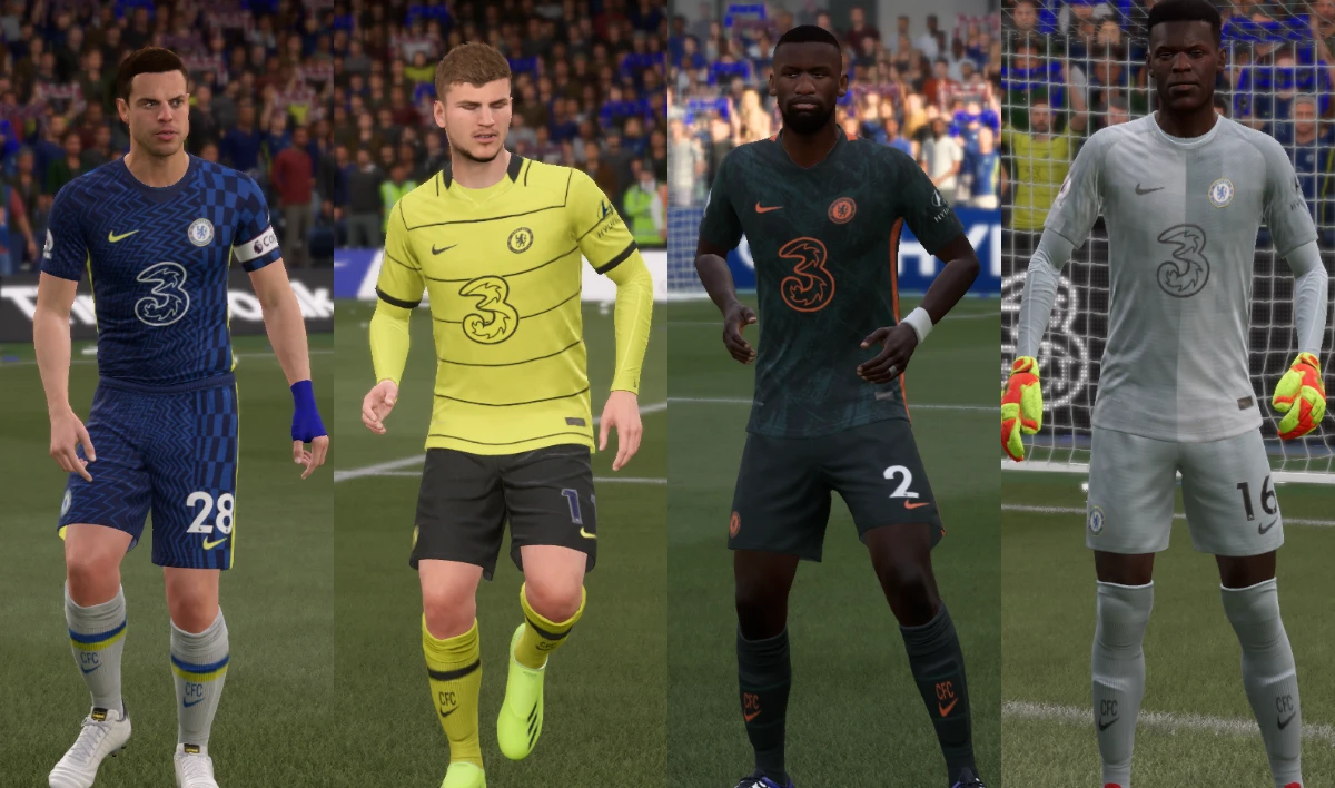 FIFA 21 "Комплект форм Челси на сезон 21-22"