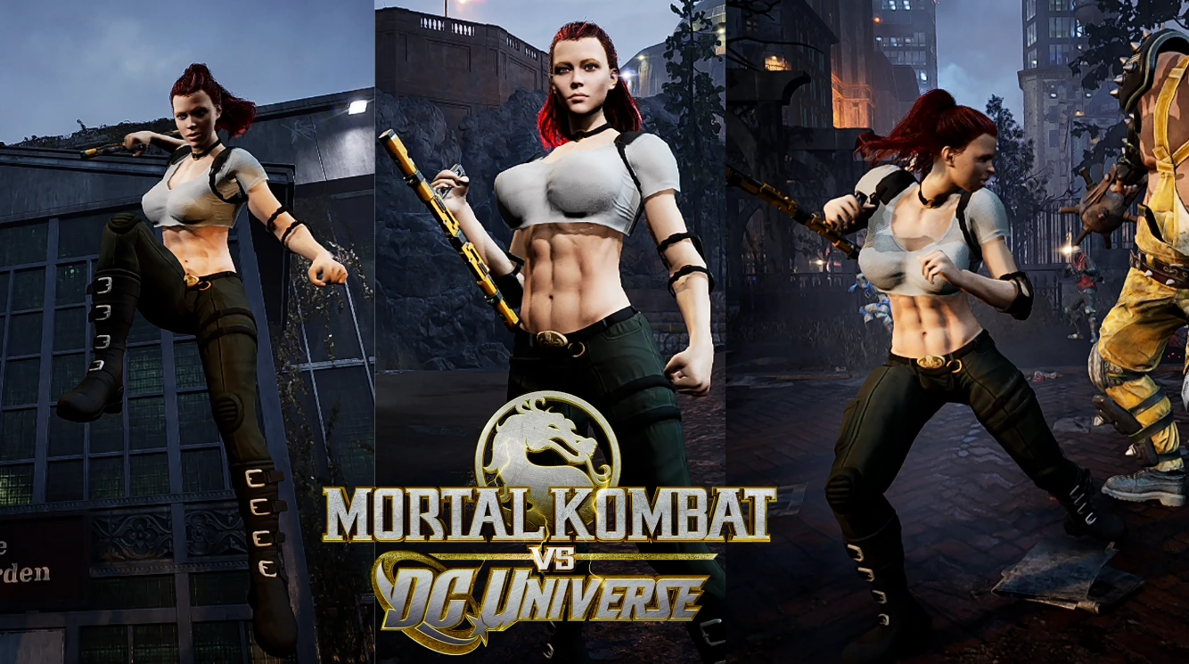 Gotham Knights "Костюм Сони для Бэтгёрл из Mortal Kombat vs. DC Universe"