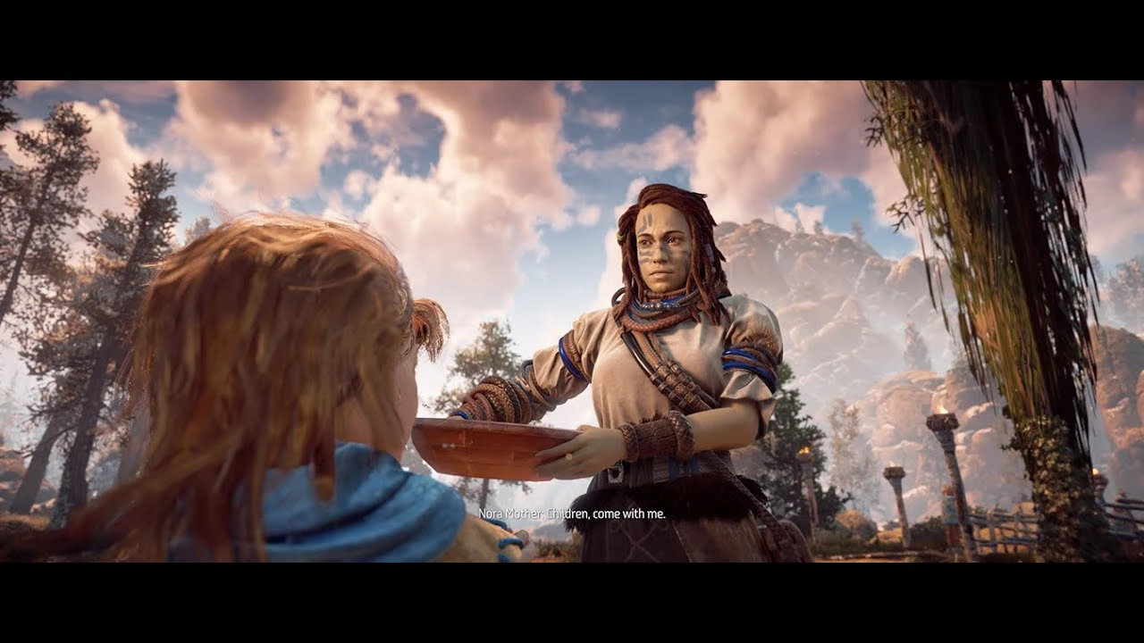 Horizon: Zero Dawn "Фикс кат-сцен на ультрашироких мониторах"