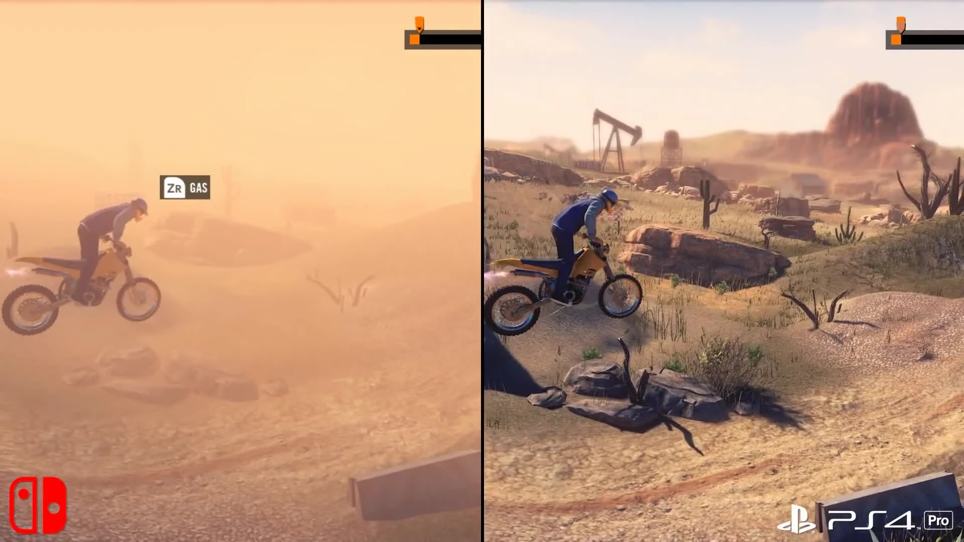 Технический анализ и сравнение Trials Rising на всех консолях 