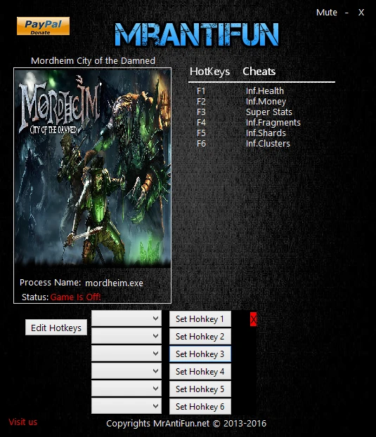Mordheim: City of the Damned: Трейнер/Trainer (+6) [1.0.4.18] {MrAntiFun}