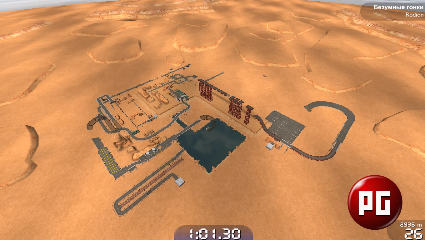 TrackMania United "Карта Bezumnyye gonki"