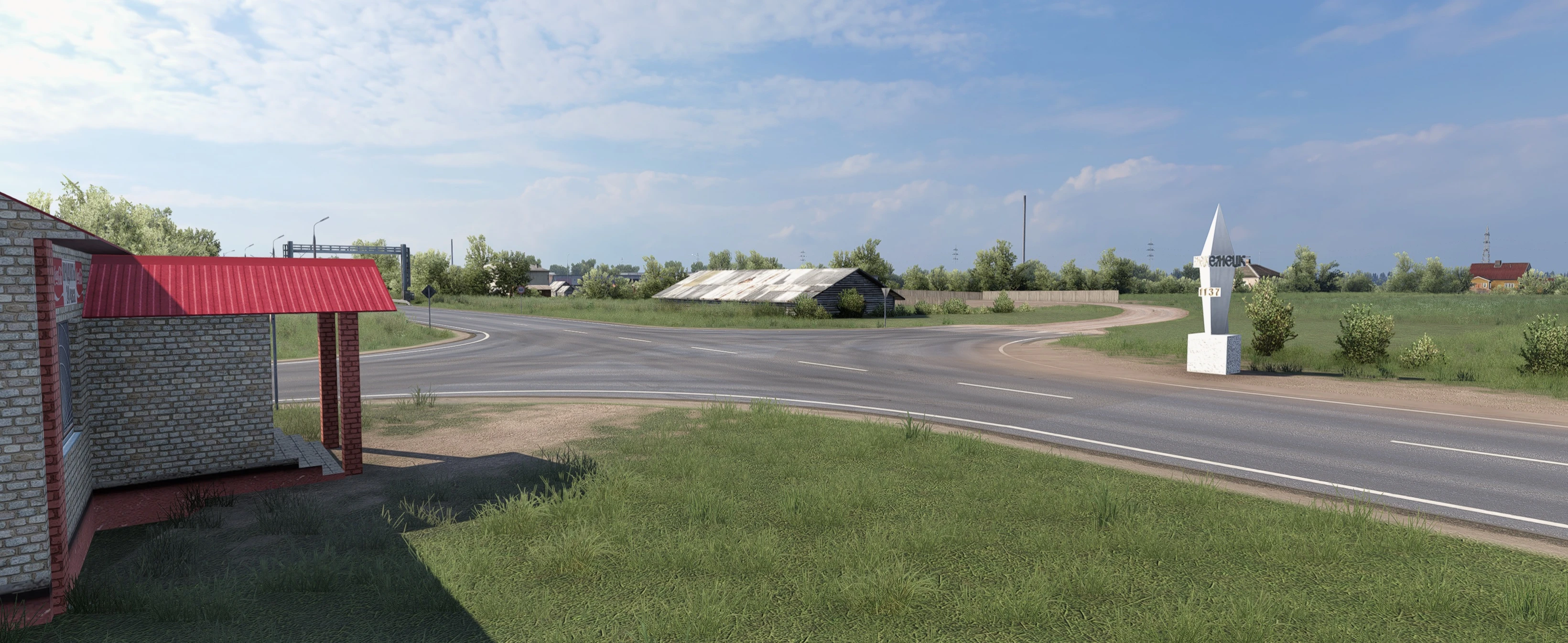 Euro Truck Simulator 2 "Карта-дополнение для Проект РОССИЯ - M8 Rework"