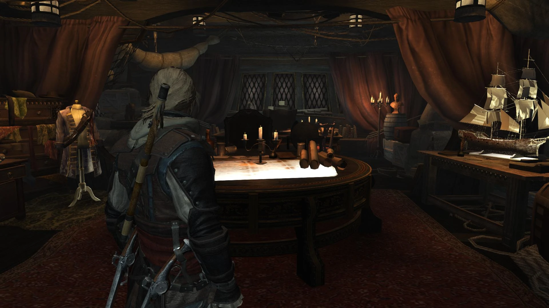 Assassin's Creed 4: Black Flag - Механика - Морской геймплей - Каюта капитана