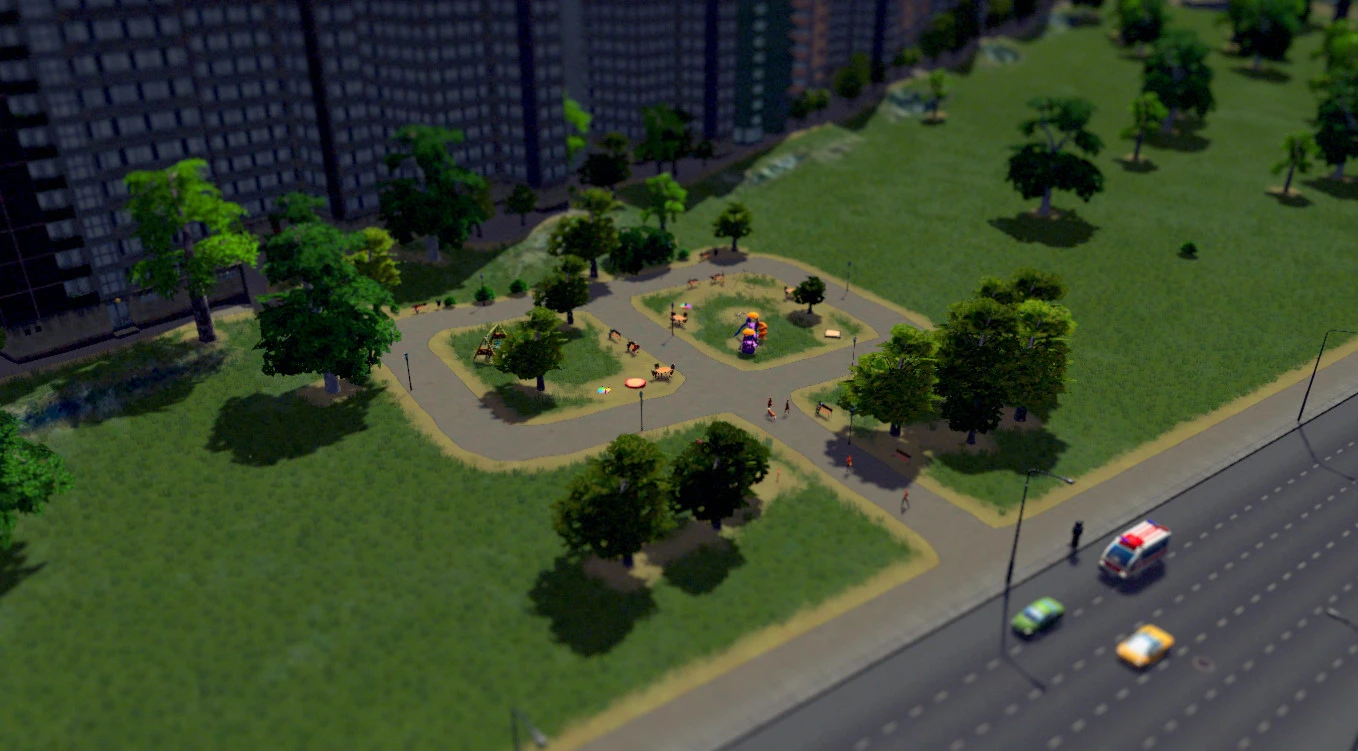 Cities: Skylines "Telken Park / Детский Парк"