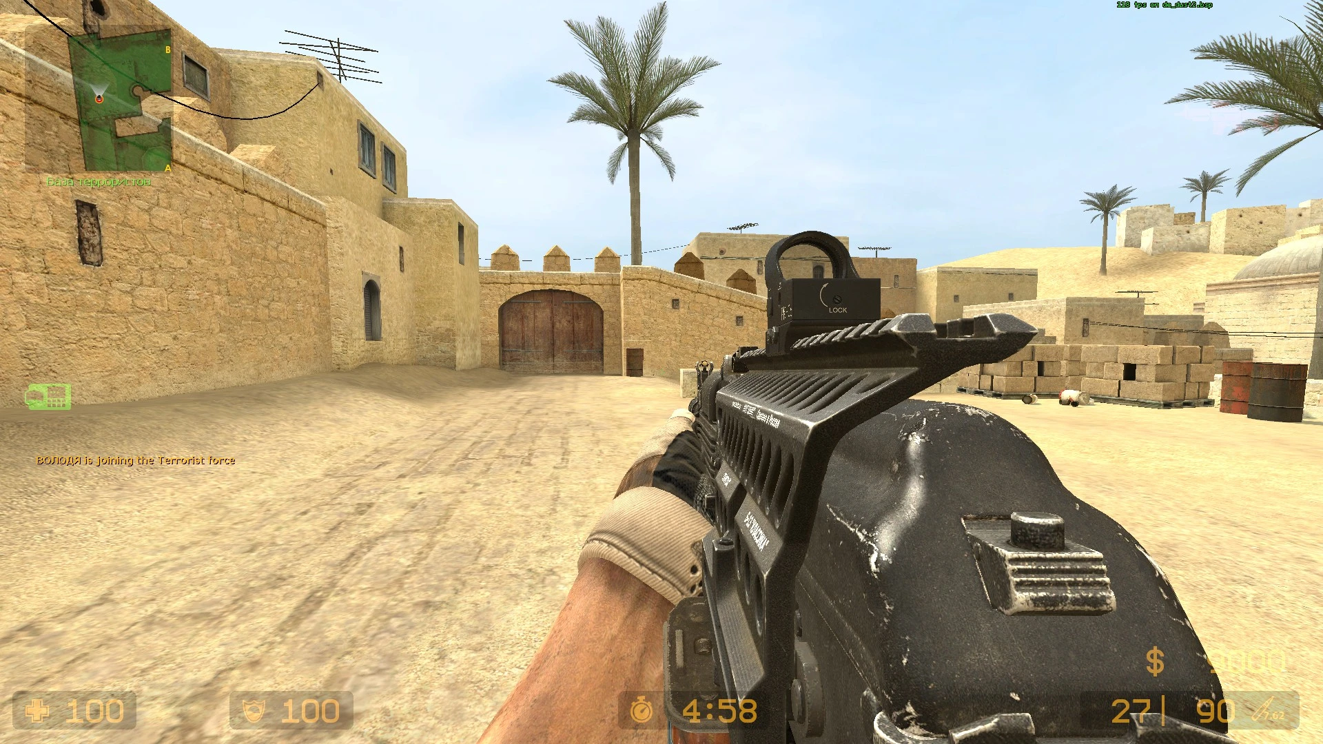 Counter-Strike: Source "АК-103 с прицелом БелОМО ПК-06 на кронштейне Зенит Б-13В Классика"