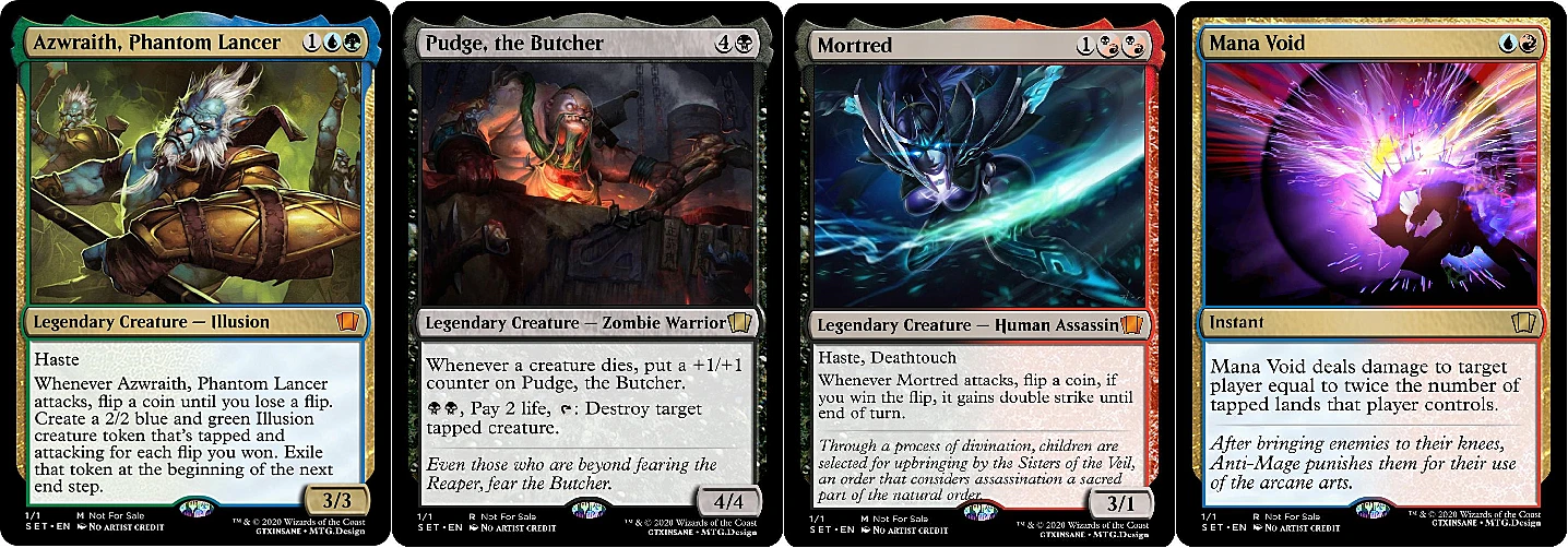 Фанат создал карты для Magic: The Gathering на основе героев Dota 2