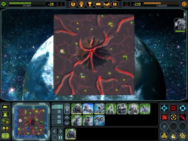 Supreme Commander "Карта - Dangerous Territory"