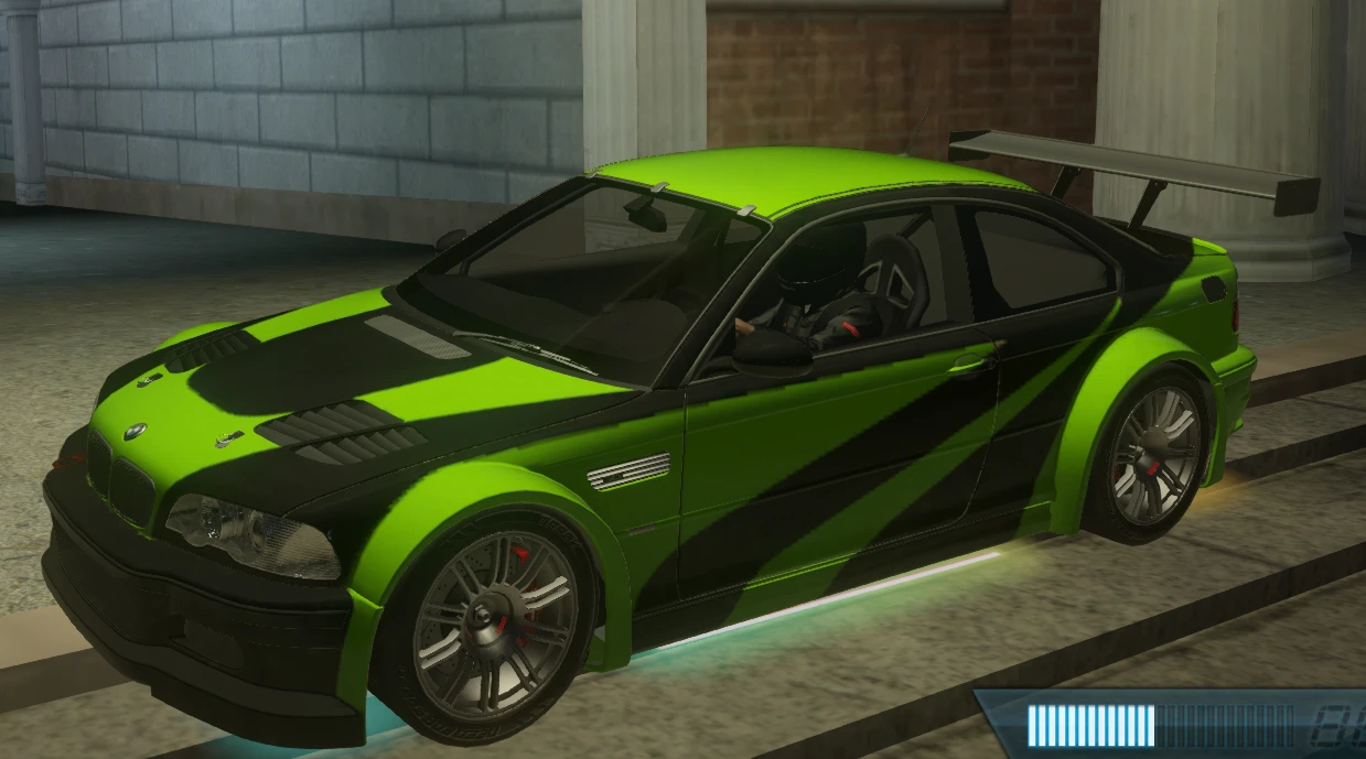 Need for Speed: Most Wanted "lime and black m3 gtr"