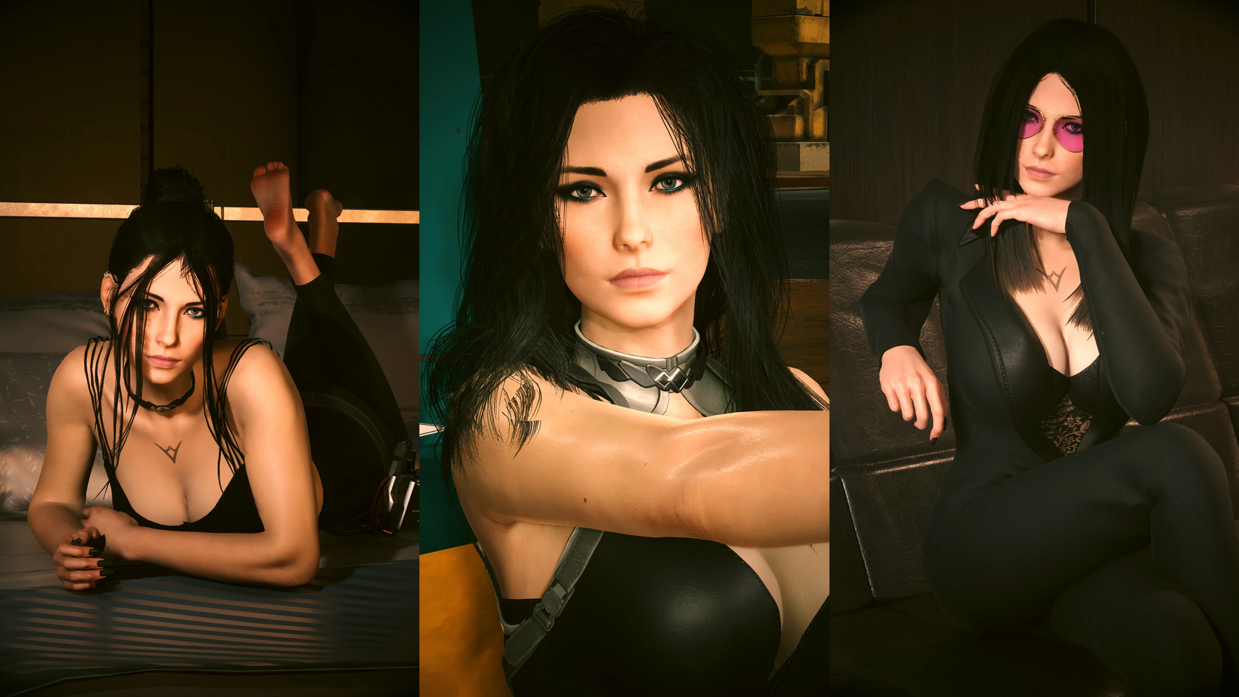 Cyberpunk 2077 "Пресет девушки - Виктория" {Maverick}