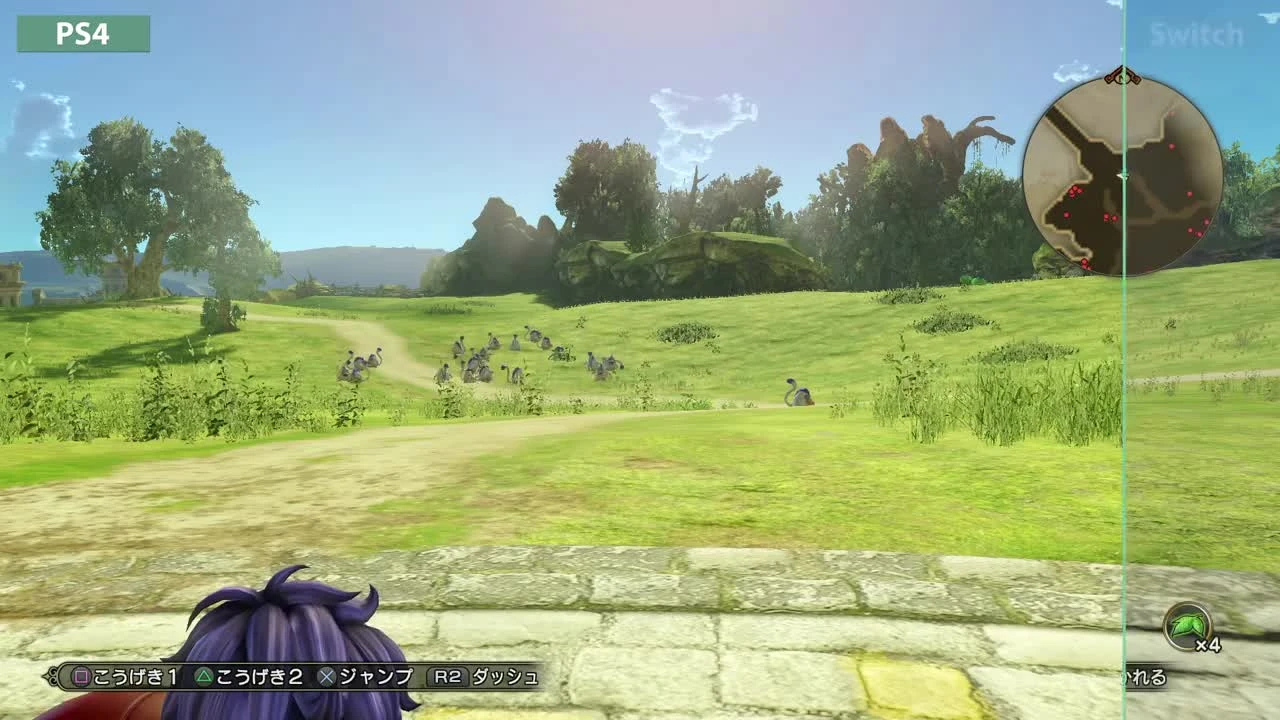 Dragon Quest Heroes 2 " Сравнение версий PS4 vs. Nintendo Switch Docked"