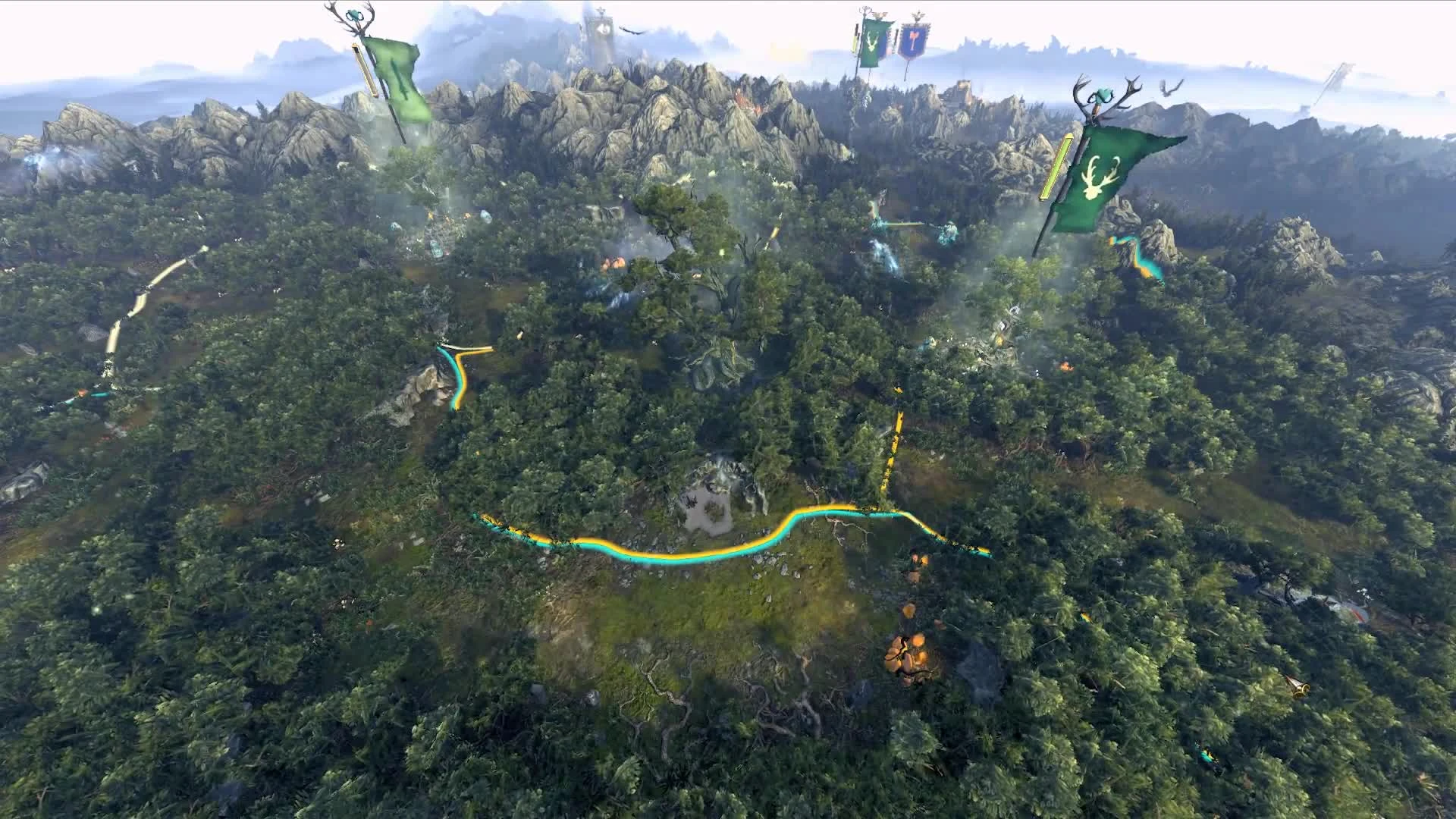 Total War: Warhammer "Лесные эльфы - Прохождение кампании" [С русской озвучкой]