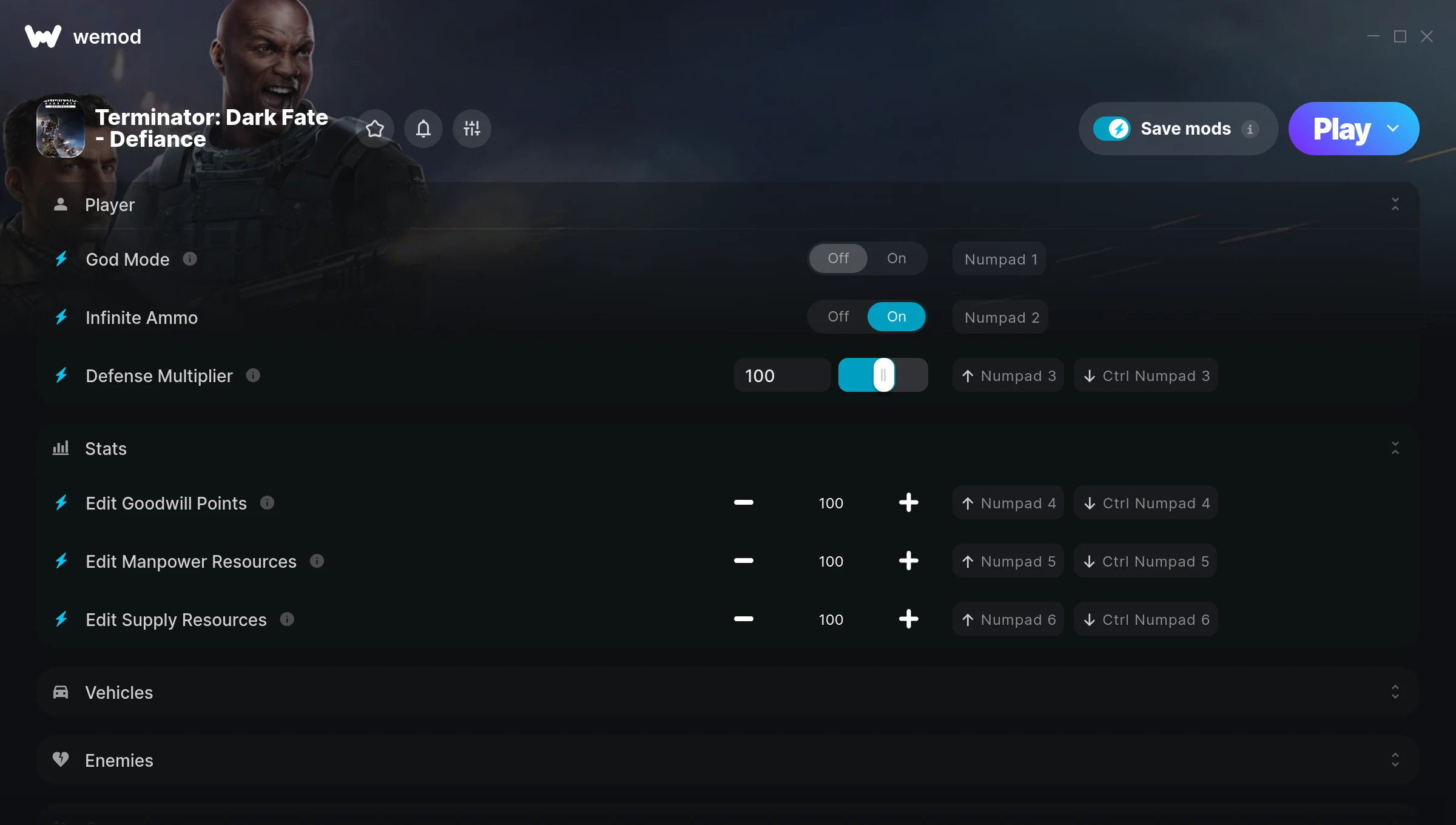 Terminator: Dark Fate - Defiance "Трейнер +13" [UPD: 10.08.2025] {FLiNG / WeMod}