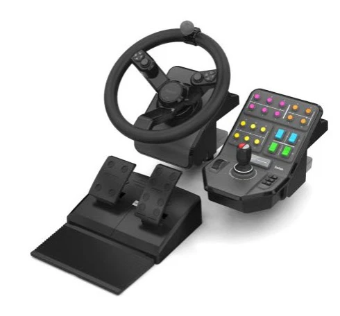 Педали, руль и панель управления Saitek для Farming Simulator