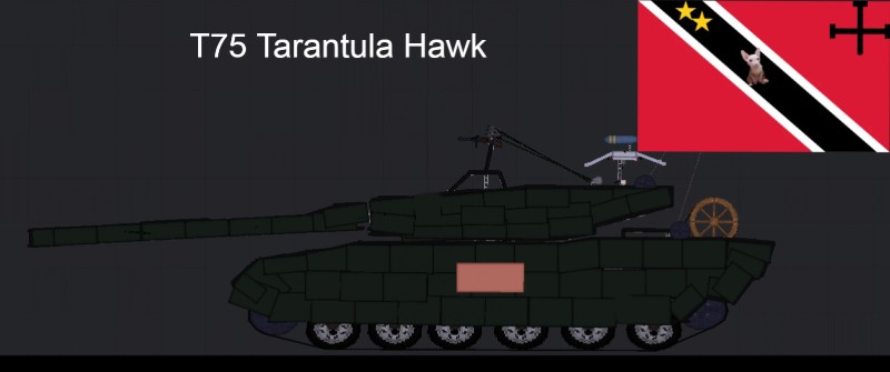 People Playground "Вымышленный танк T75 Tarantula Hawk"