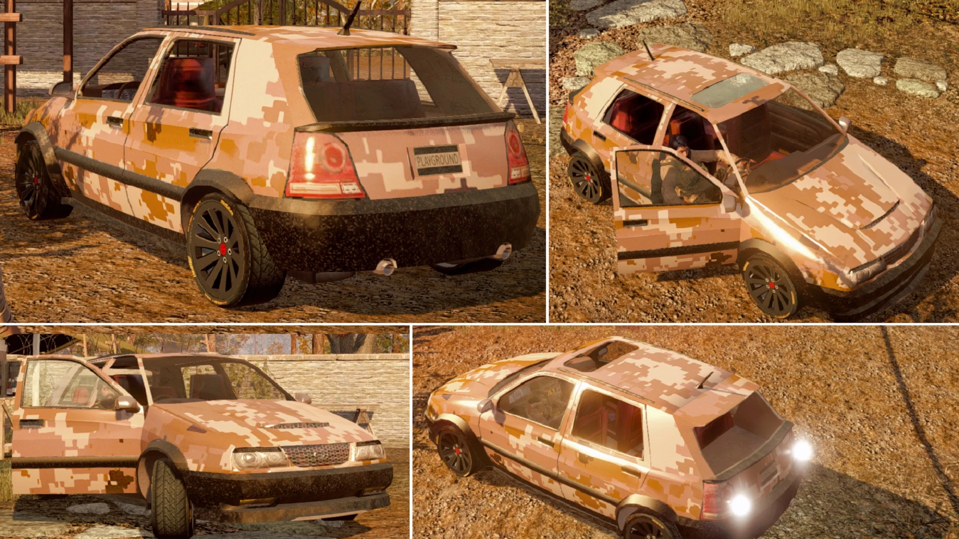 State of Decay "SOD - AOR1 Hatchback Retexture"