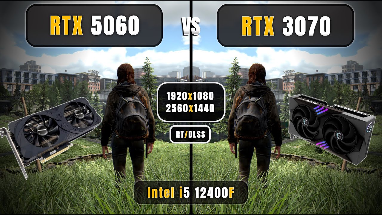 RTX 5060 против RTX 3070 в 13 требовательных играх