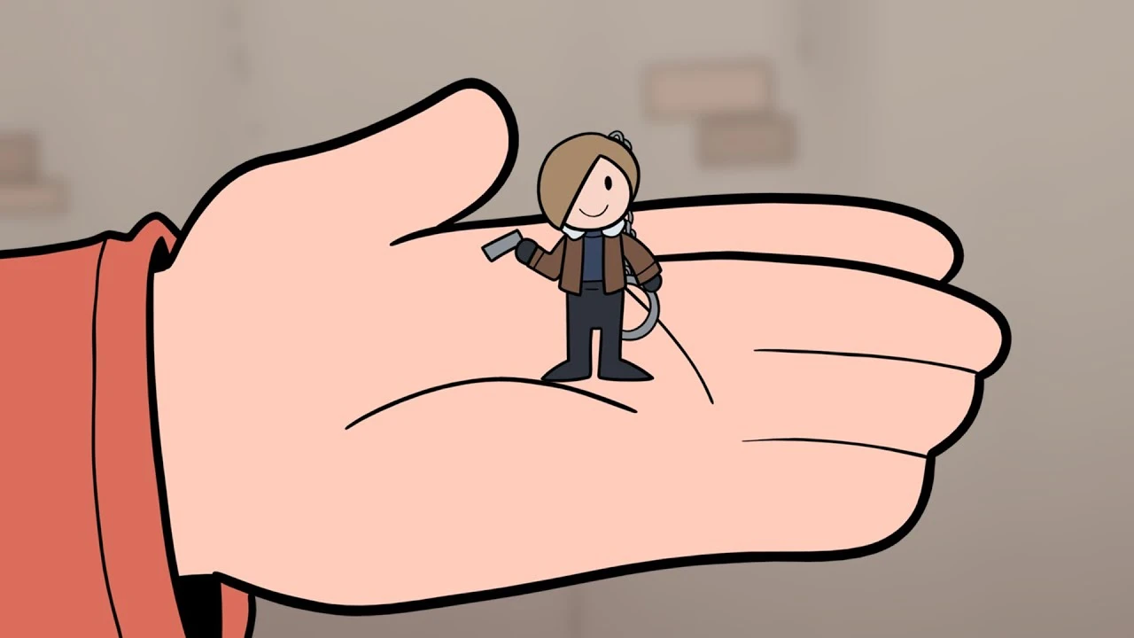 Леон дарит свой подарок привередливой Эшли