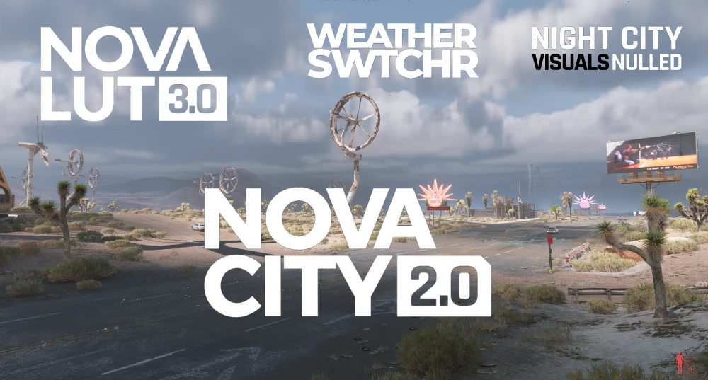 Cyberpunk 2077 Сборка - Погода и Освещение "Nova City 2" {2.31а}