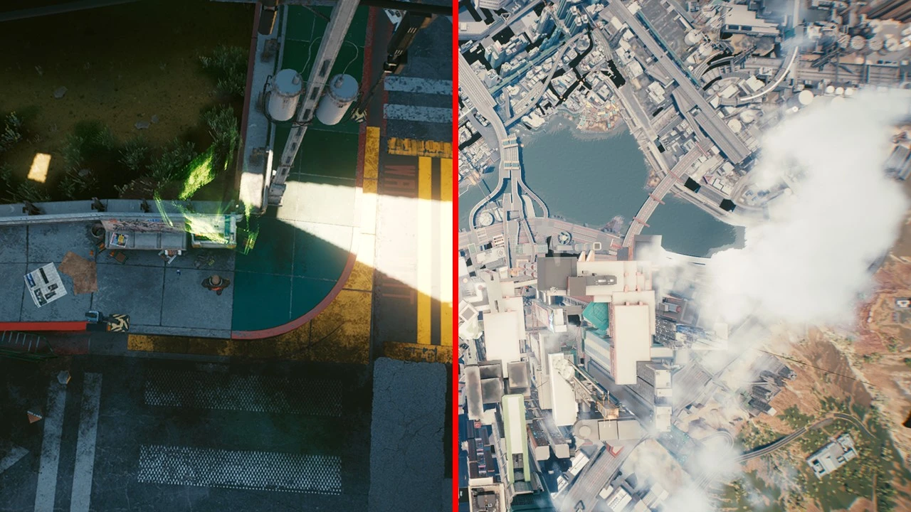 Cyberpunk 2077 "Отдаление камеры при телепортации v1.5h"