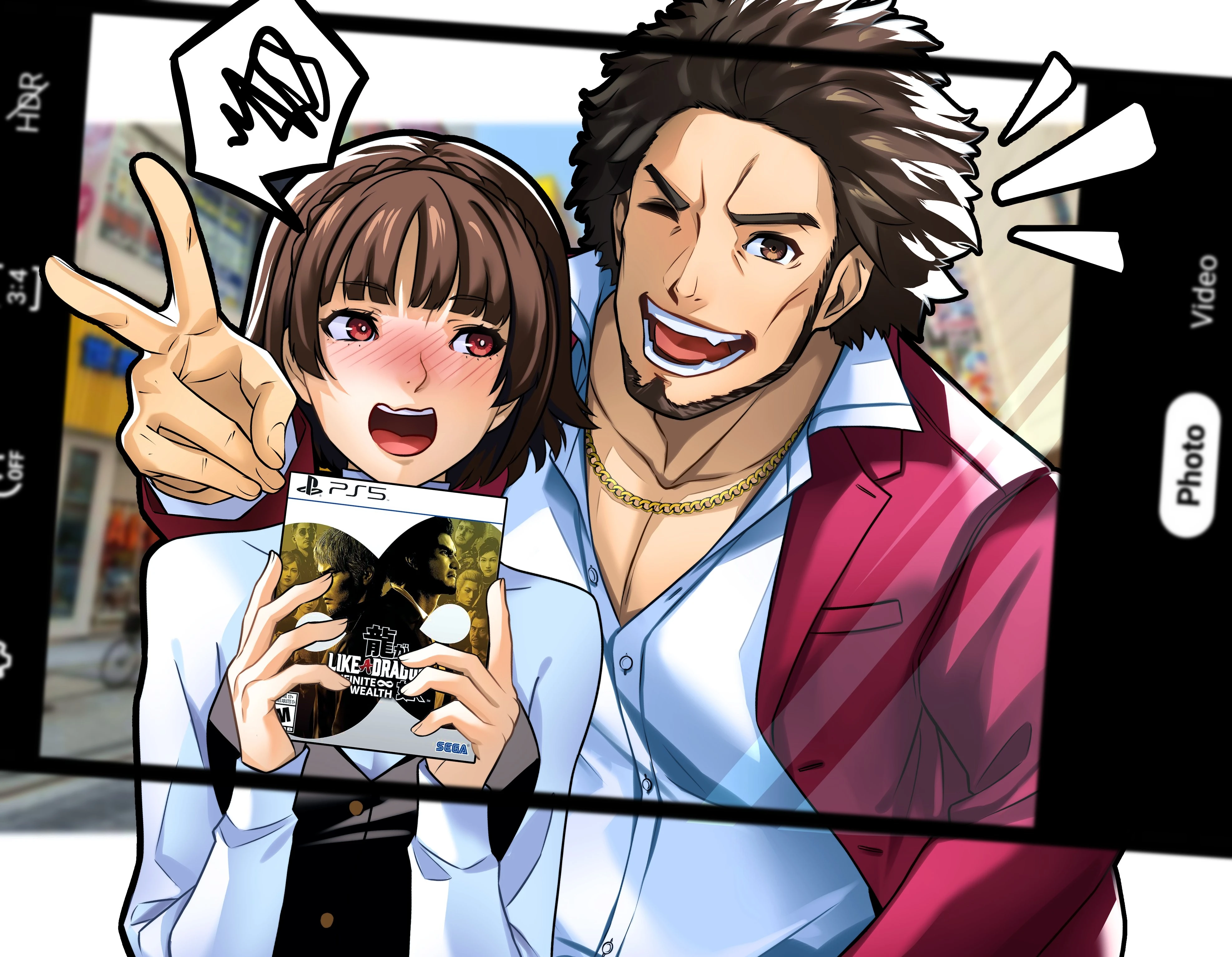 Макото Нииджима ярая фанатка серий Подобный Дракону