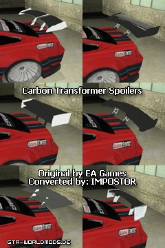 GTA SA "Набор спойлеров из углепластика"