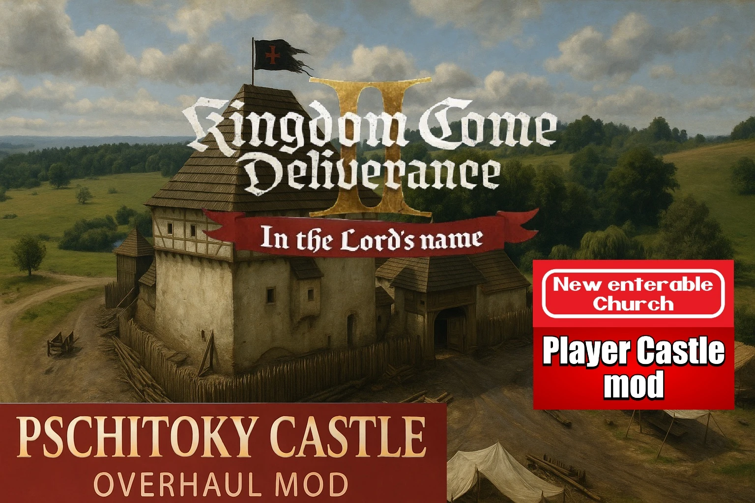 Kingdom Come: Deliverance 2 "Замок Пржитоки - Командорство крестоносцев ордена Креста с красной звездой"