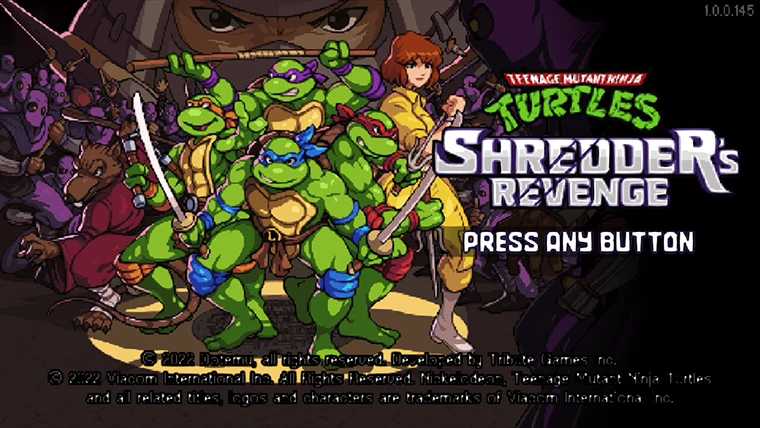 Teenage Mutant Ninja Turtles: Shredder's Revenge "Супер сглаженные пиксели"