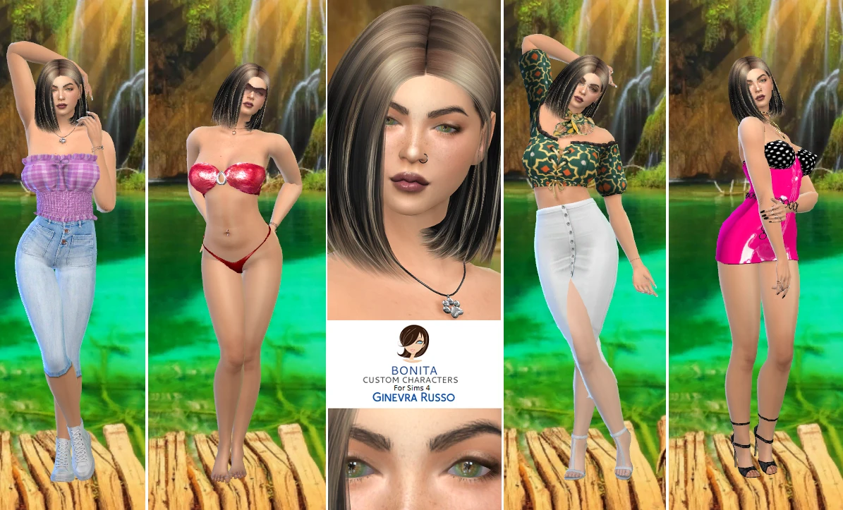 The Sims 4 "Персонаж - Джиневра Руссо"