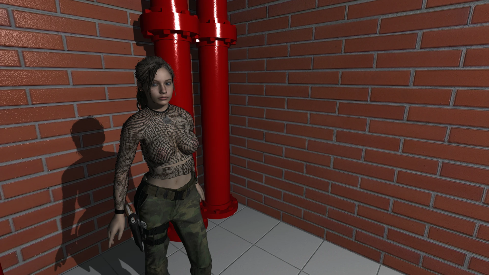 Haydee "RE2 Remake Claire Military | Новая модель и костюм"