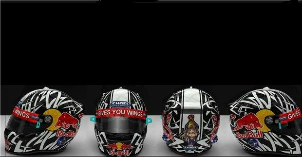 F1 2011 "Red Bull Tribal Helmet"
