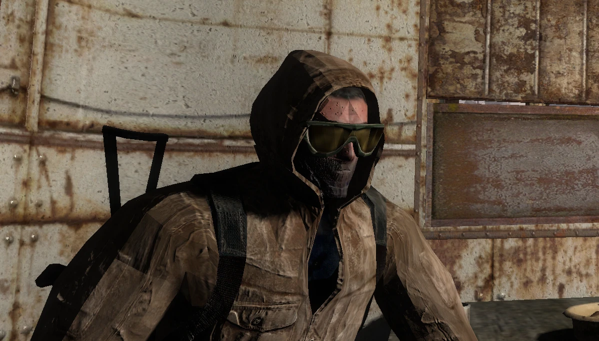 S.T.A.L.K.E.R.: Call of Pripyat "Модель сталкера в очках"